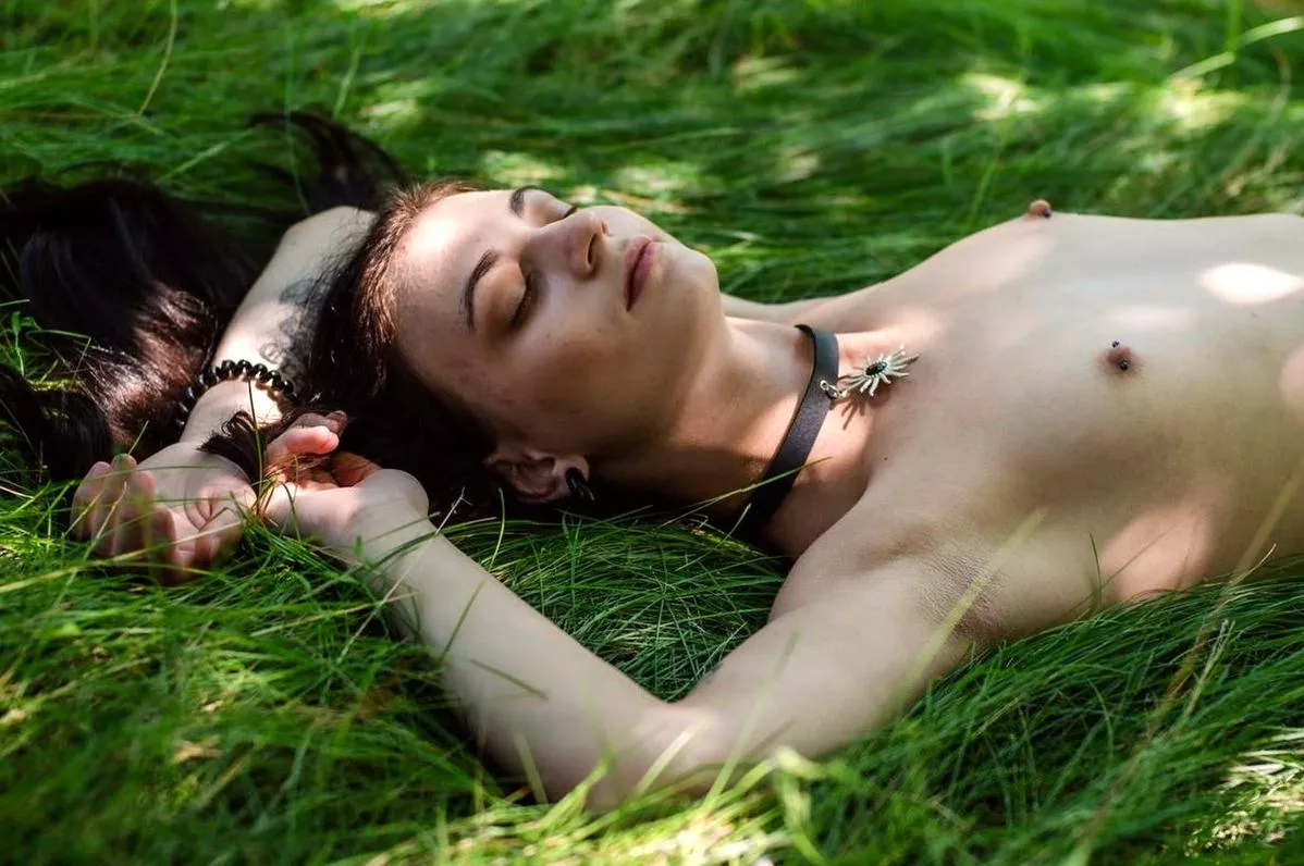 The challenge is to fit one of my breasts into your mouth