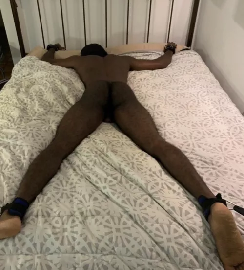 Why are lees SO MUCH more ticklish tied face down? My newest victim can attest 😈