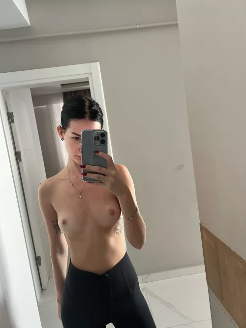 you have to taste my small boobs