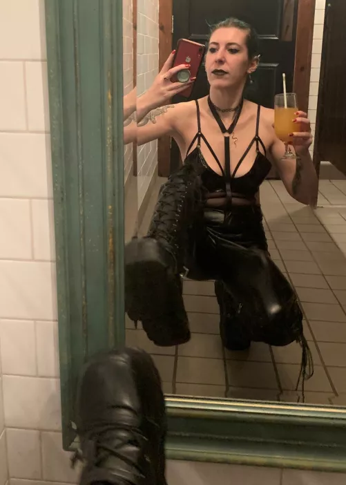 You should always be ready to get stepped on [domme]