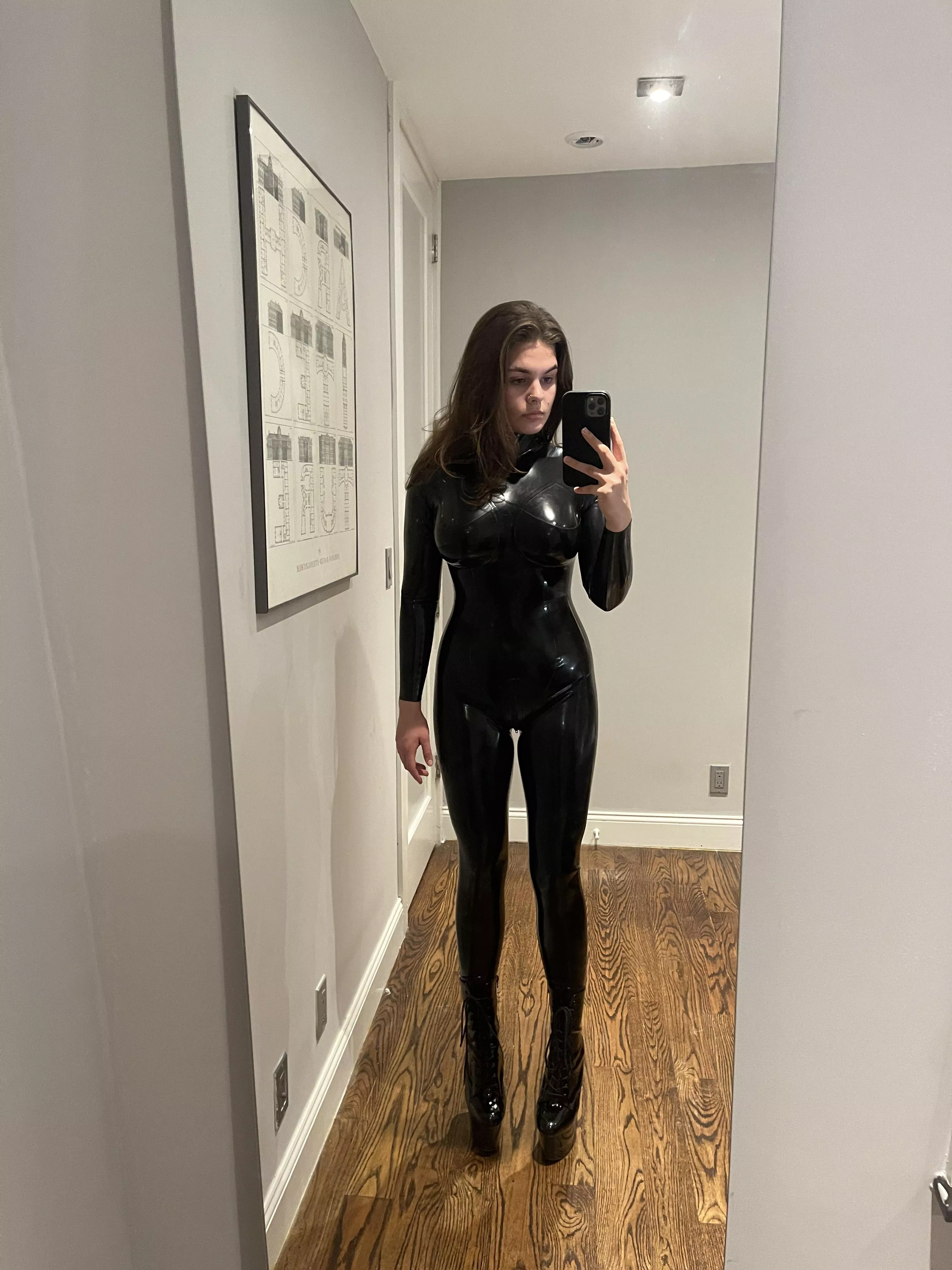 Your favorite holiday pastime: worshipping my latex body