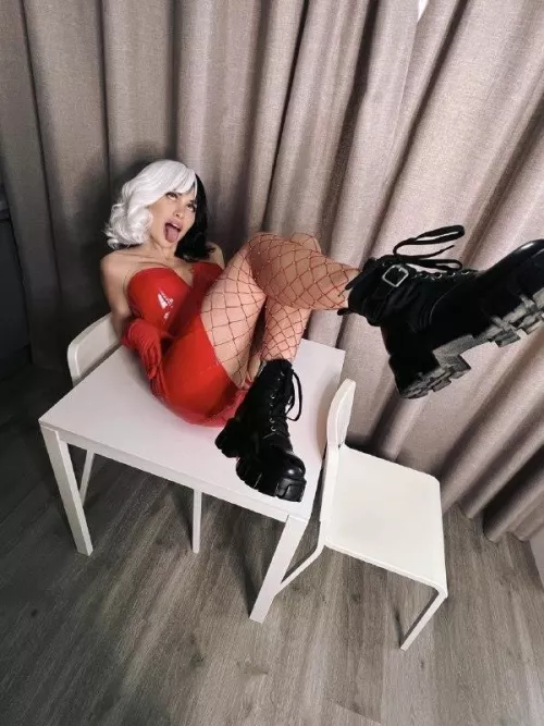 You’re nothing but a filthy boot licker for me