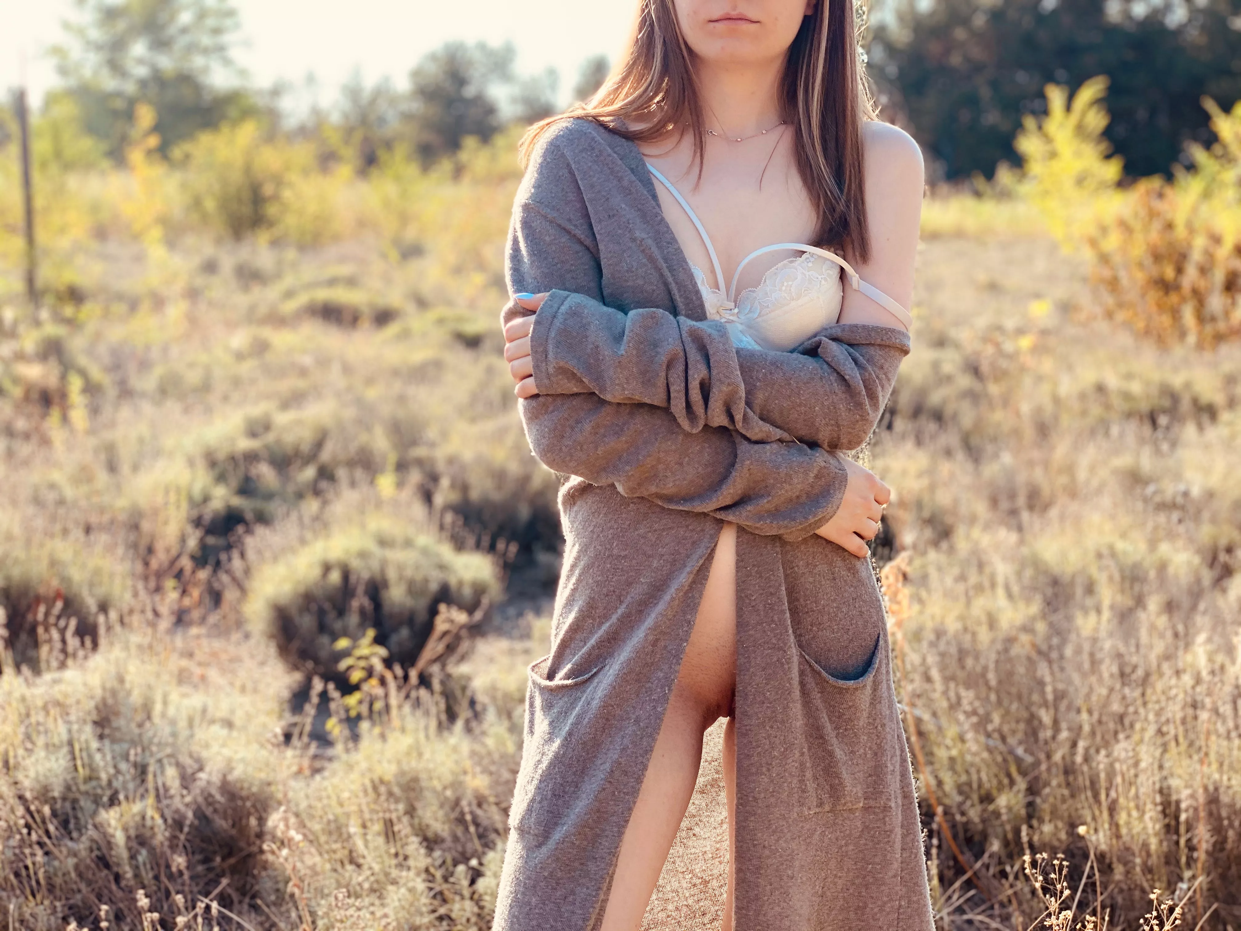 Adorable naked little fairy