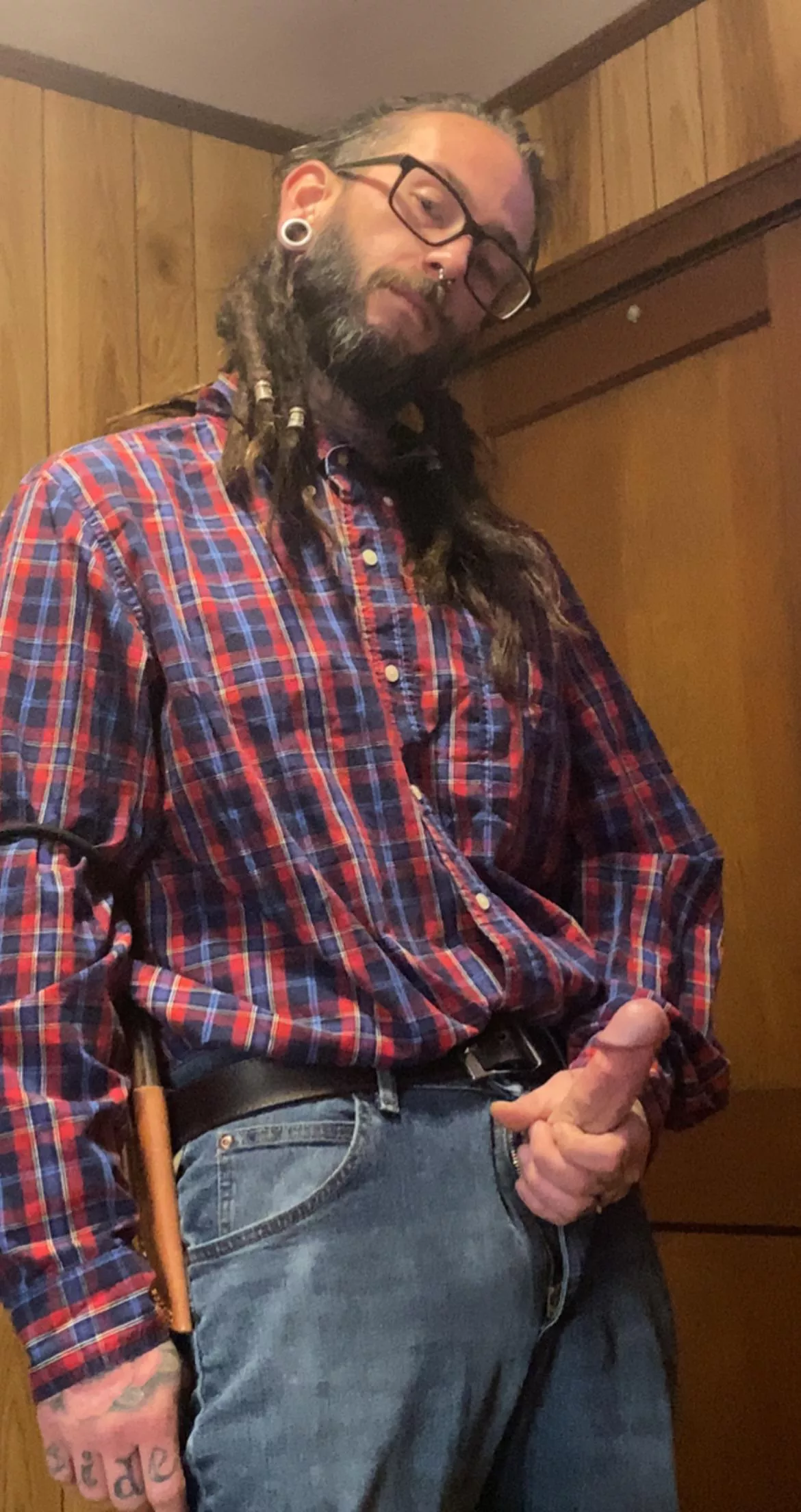 All prison work. Full sleeve and chest piece. Retired marine, too! Come say hi [m] [33]