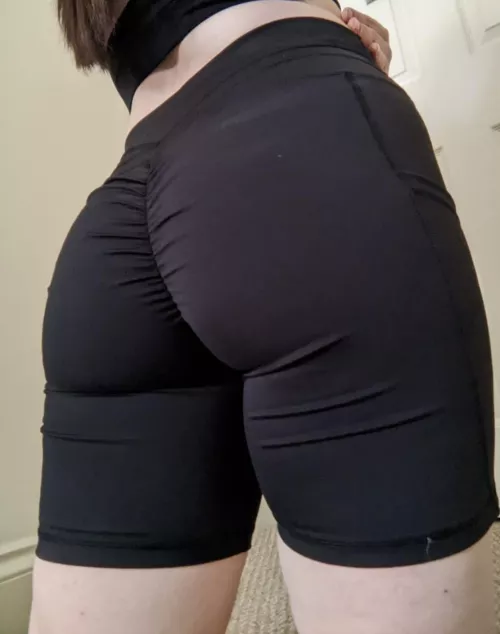 Are my new shorts too distracting for the gym?