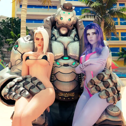 Ashe & Widowmaker, (BlenderDemon)