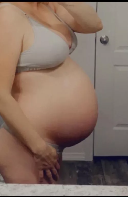 At my biggest 😬😍