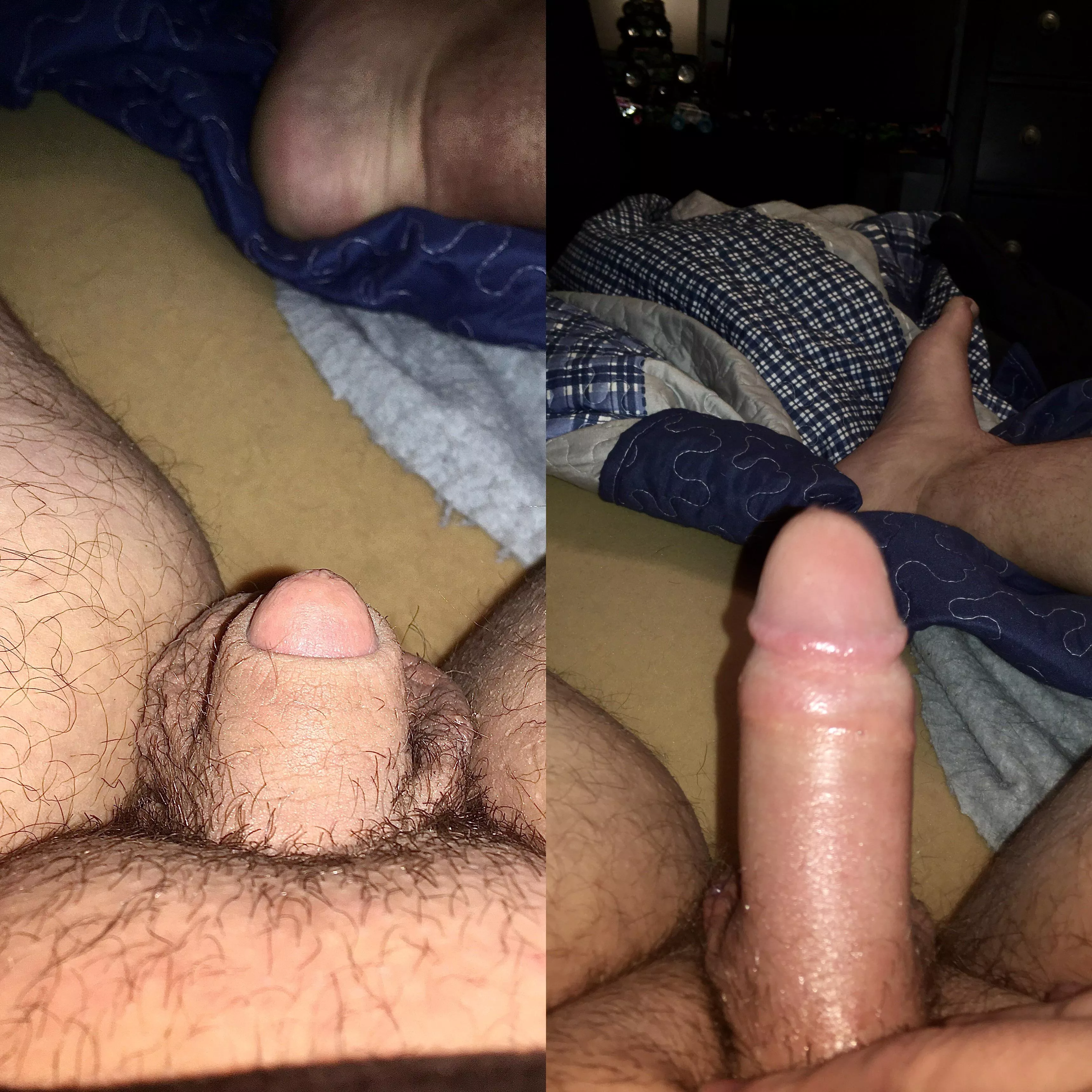 Before & after I pump