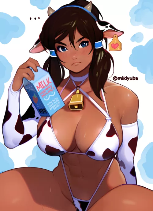 Cow girl Korra - [Avatar: Legend Of Korra] (Mikiyuba)