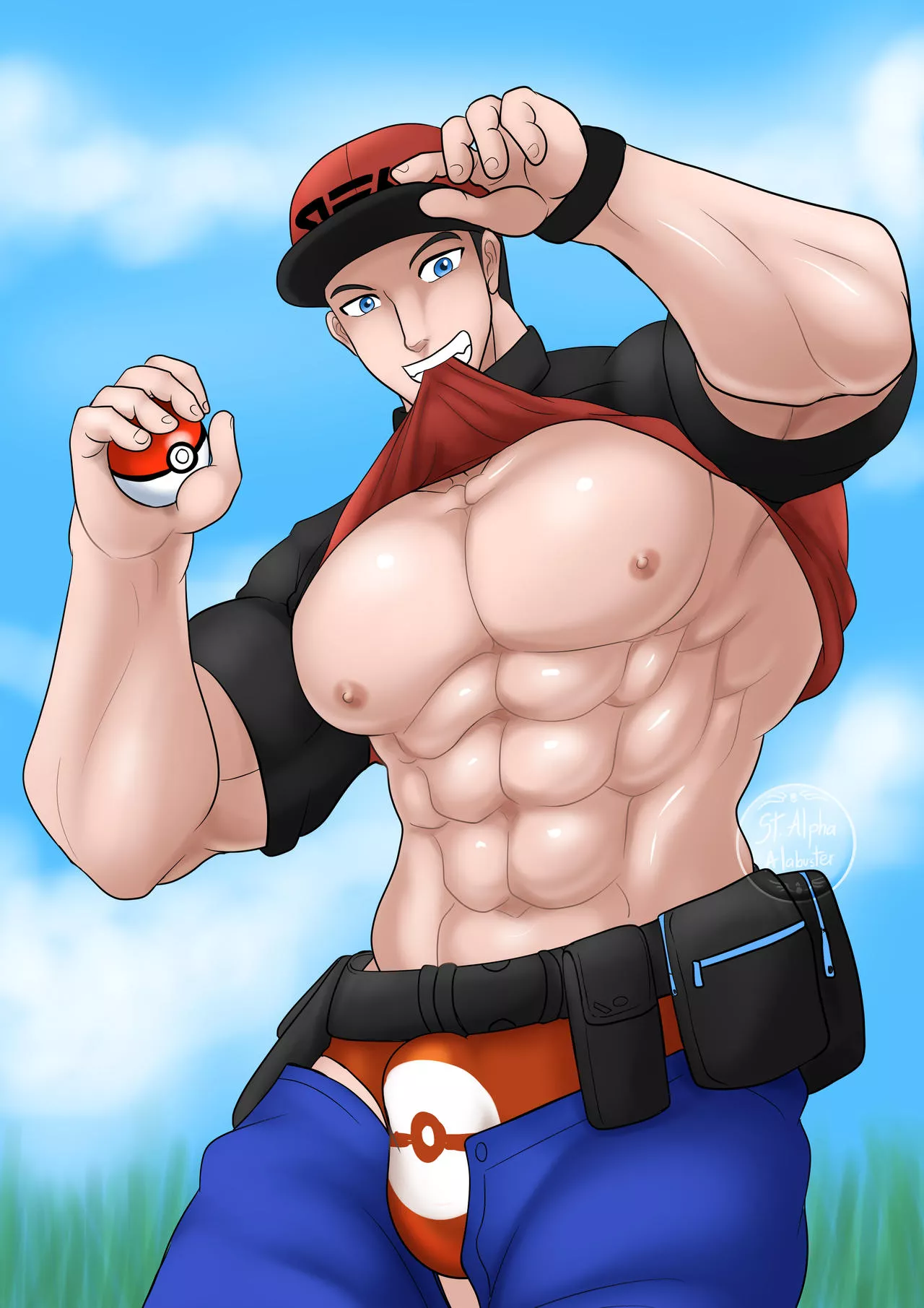 'Do you accept lifting my shirt as payment?', said the courier from Pokemon Scarlet and Violet