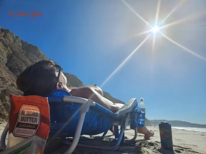 Enjoying the Southern California sun