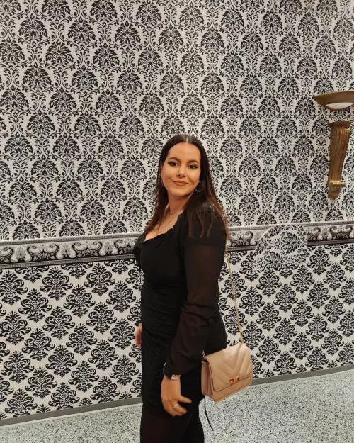 [f] been just feeling really cute at this wedding i went to yesterday❤️