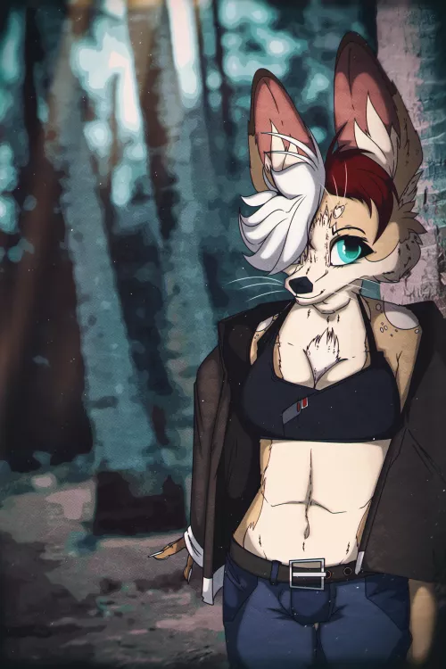 Foxy Girl (Art by me: 0l-Fox-l0)
