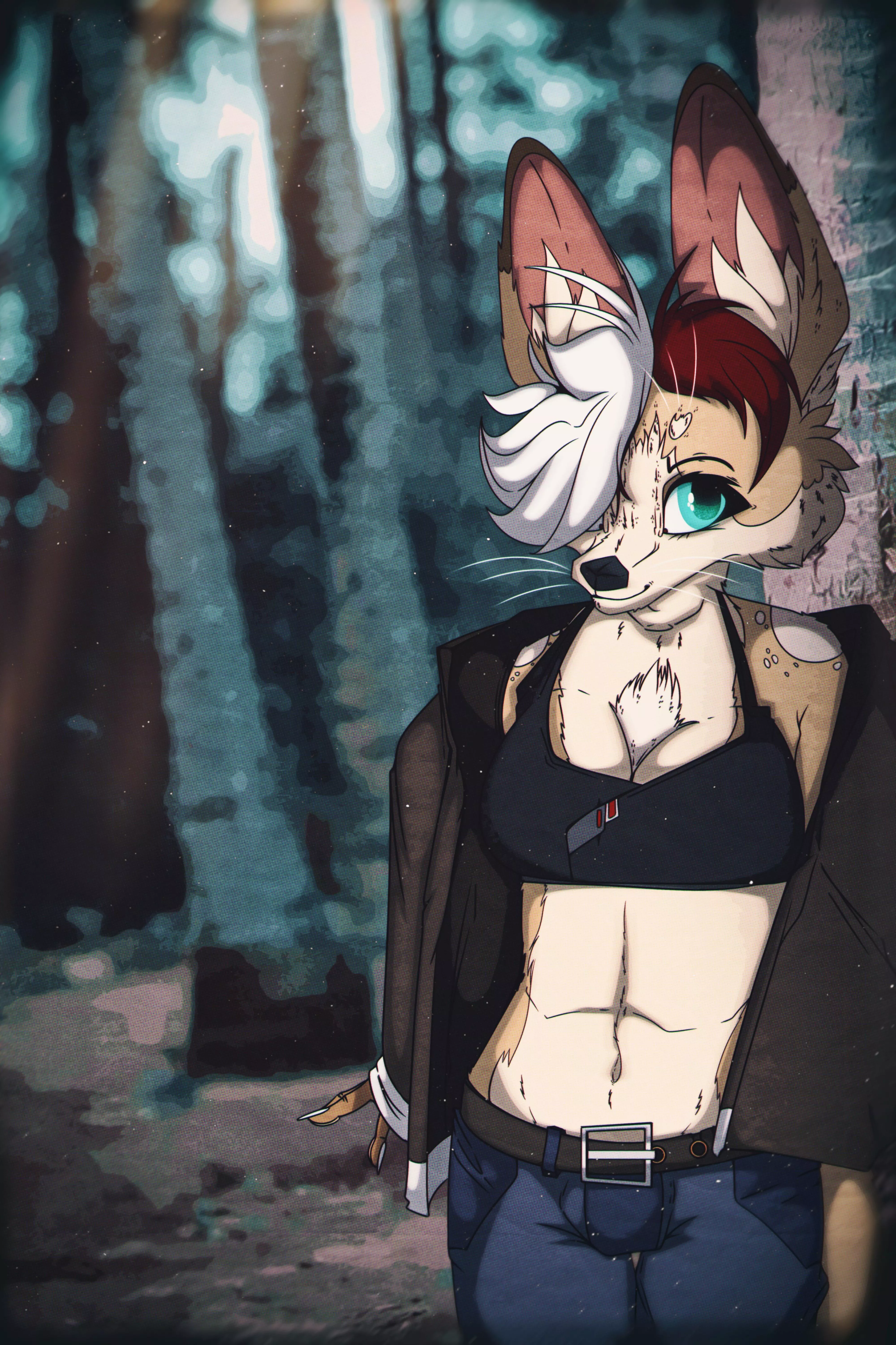 Foxy Girl (Art by me: 0l-Fox-l0)