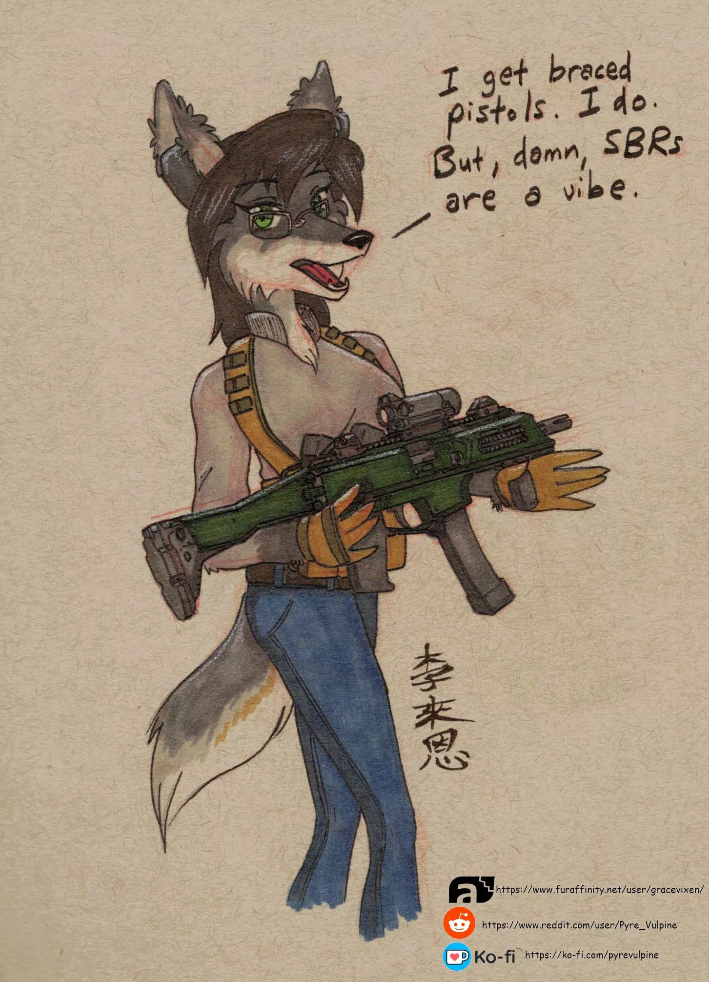 Gun Day Sunday 115! (Art By Me)