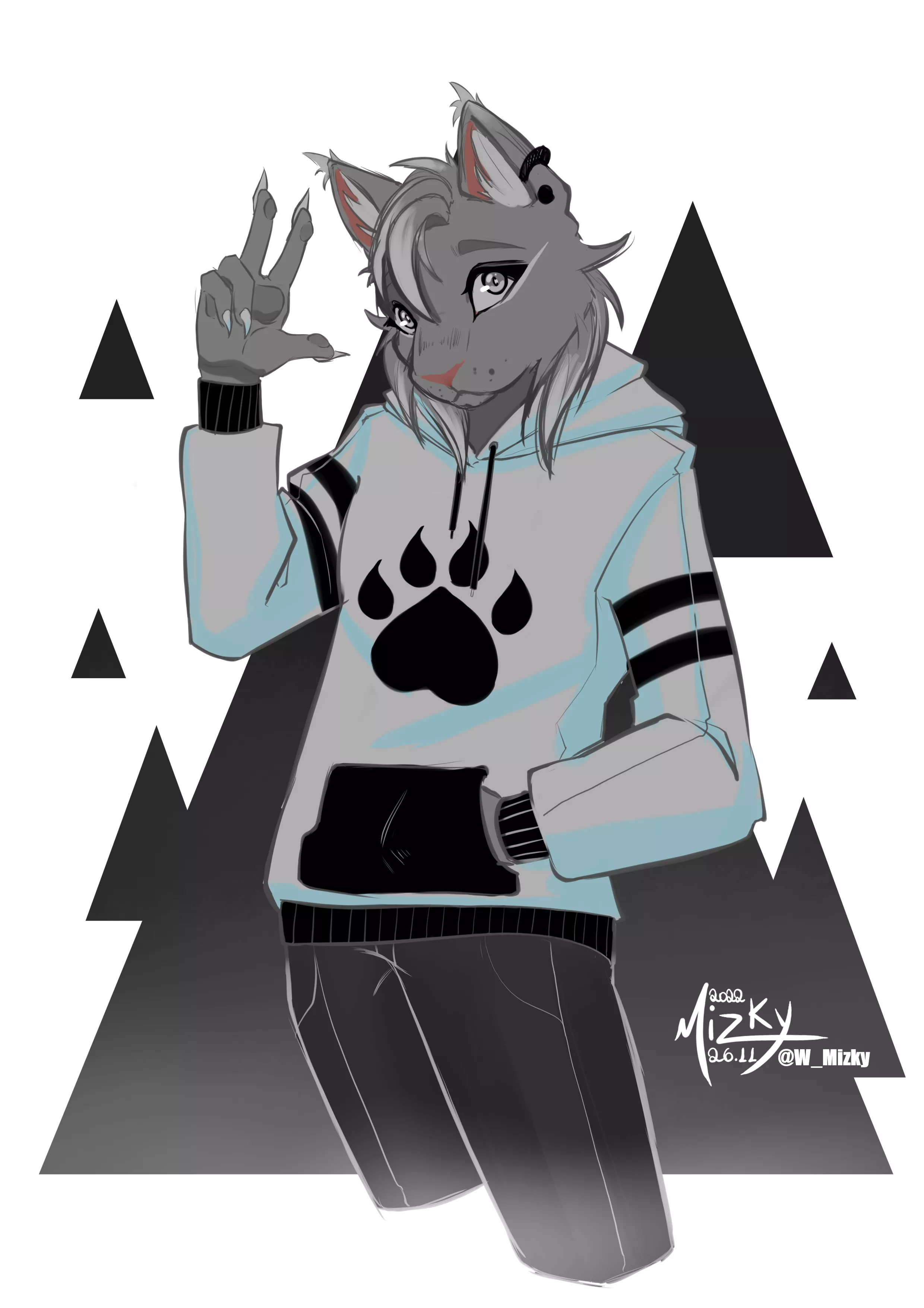 I did this quick sketch and now I want a sweatshirt like that too.