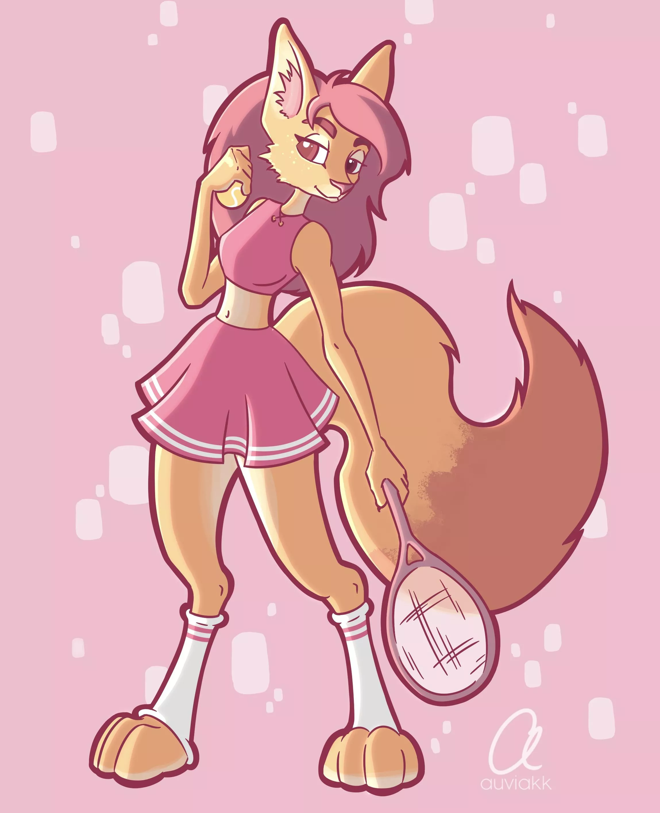 I drew my OC Ella🎾