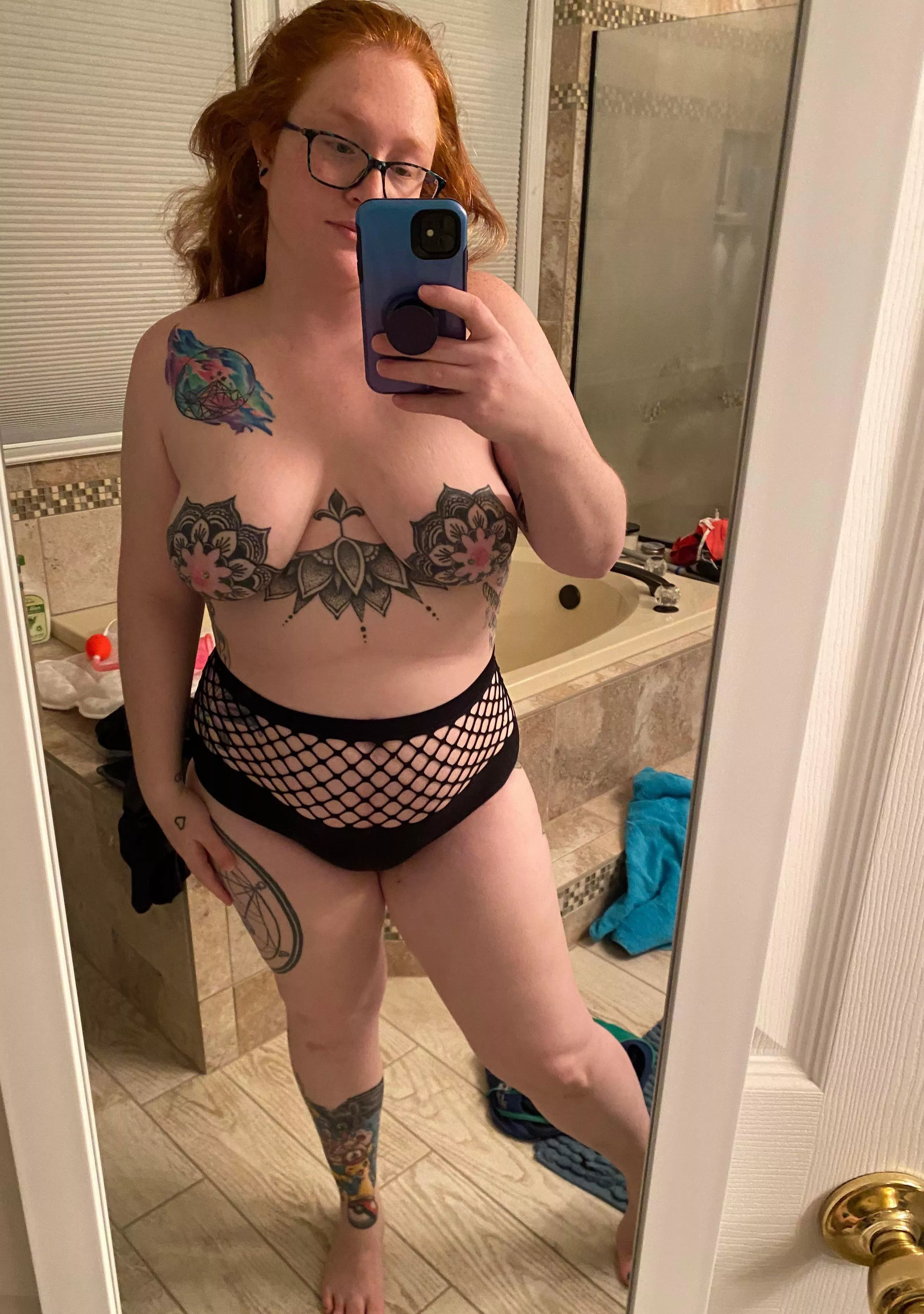 I like to walk around the house topless (32F)