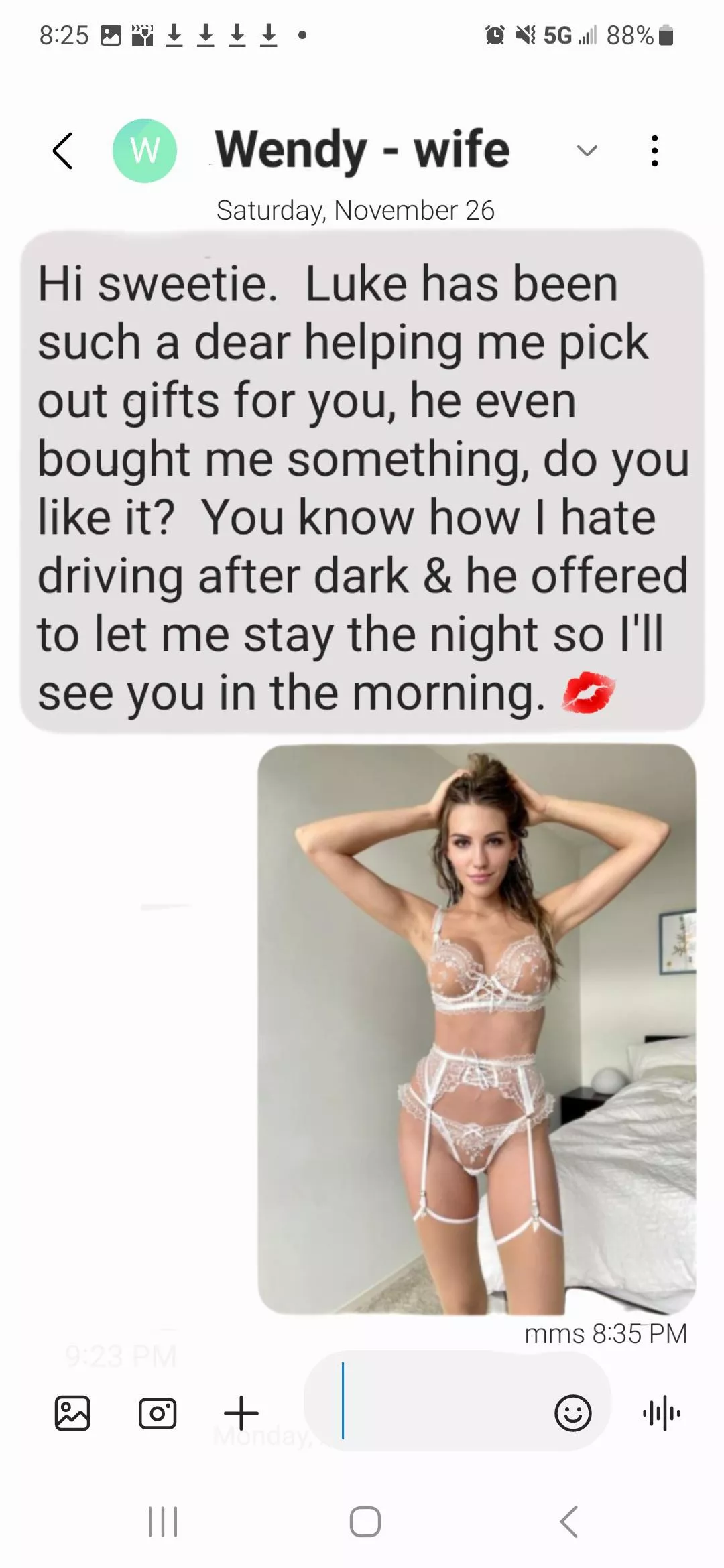 I'm not sure how to respond