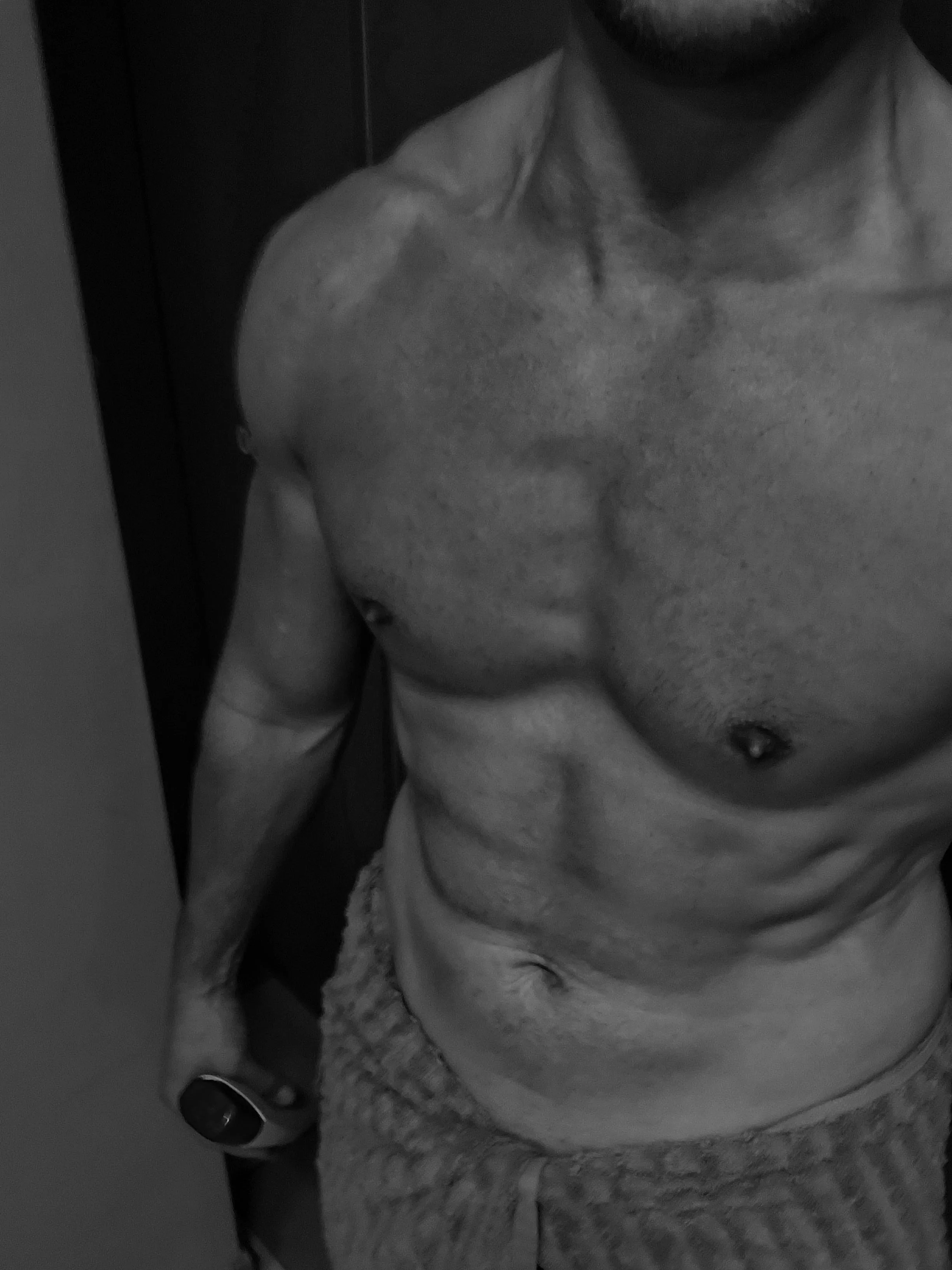 just a quick post workout selfie (m)