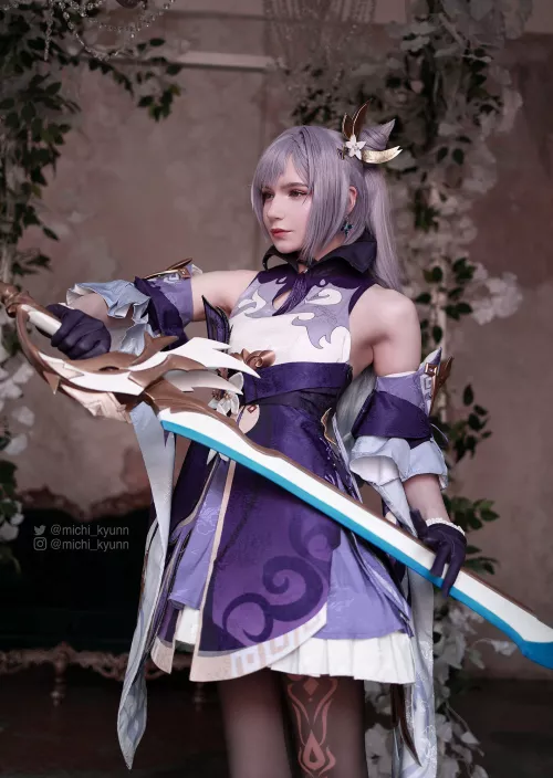 Keqing from Genshin Impact by michi_kyunn