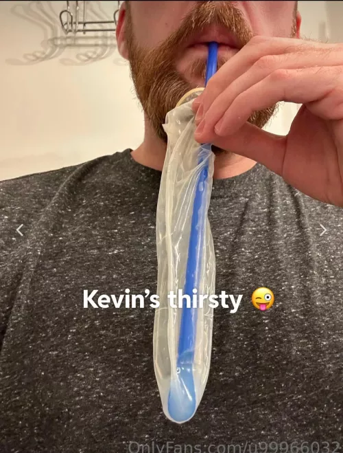 Kevin Was A Good Girl This Morning! Drank All His Morning Goodness!💦😋