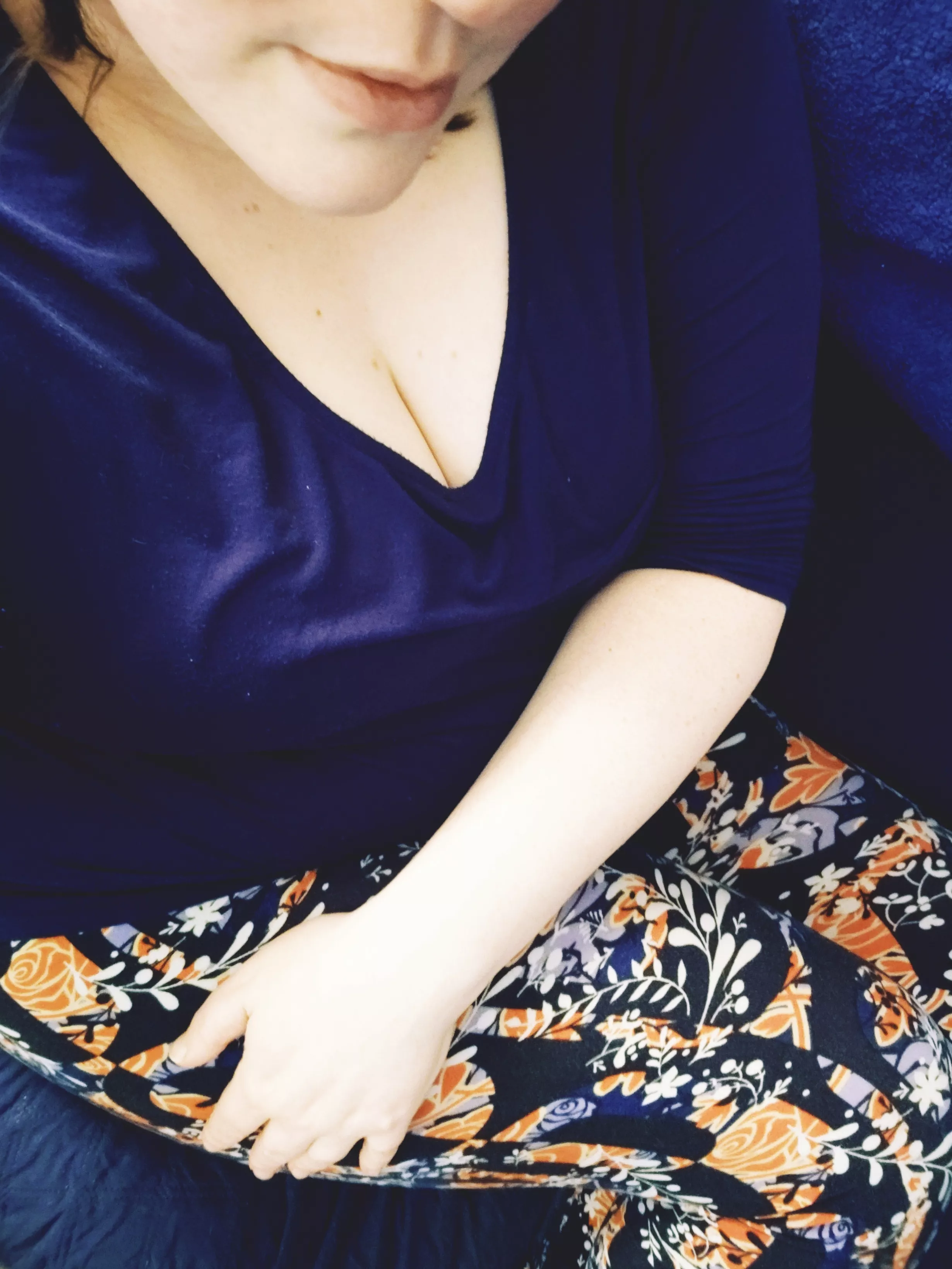 Leggings show off the thickness well