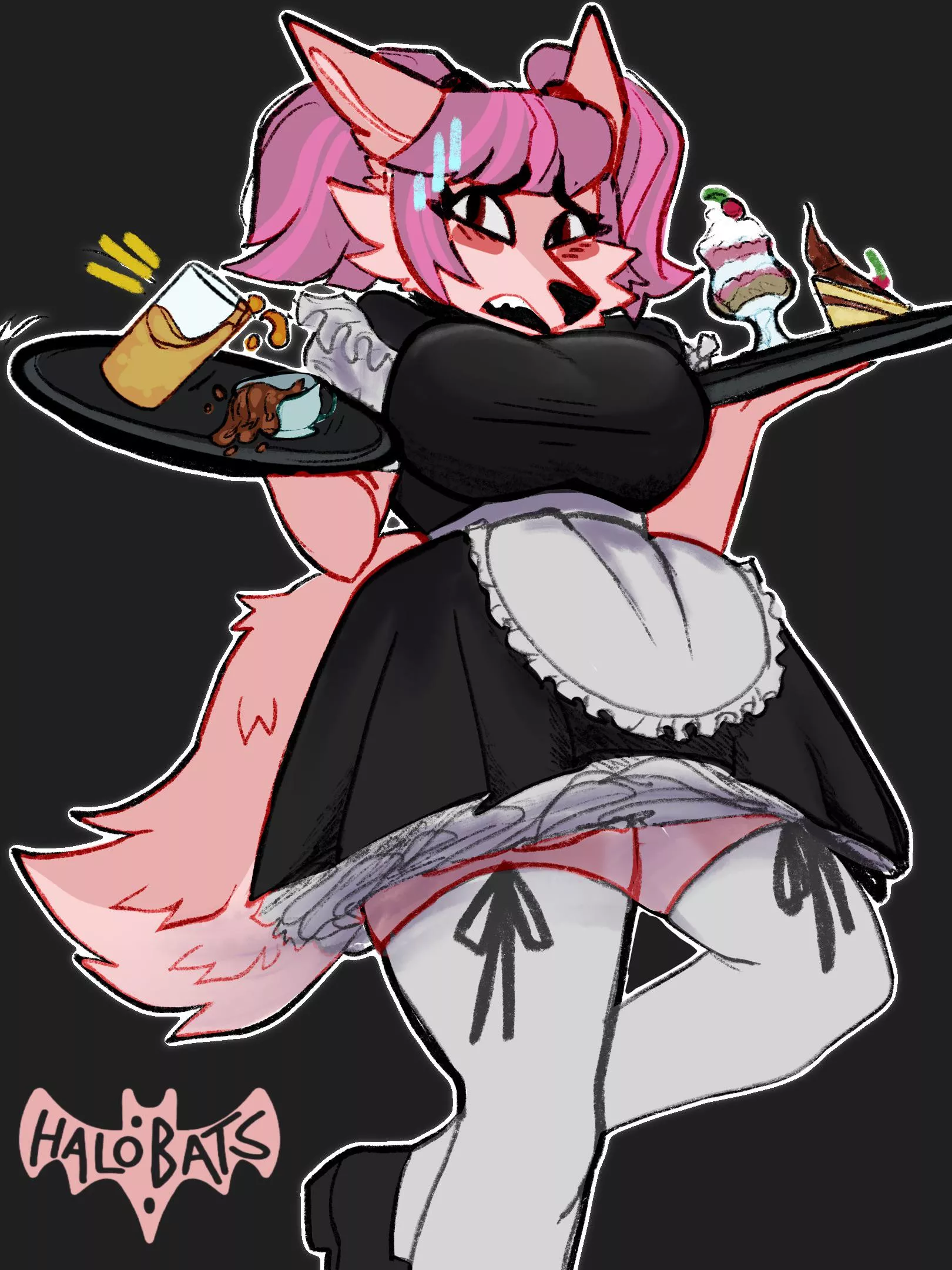 lunch rush (art by me)