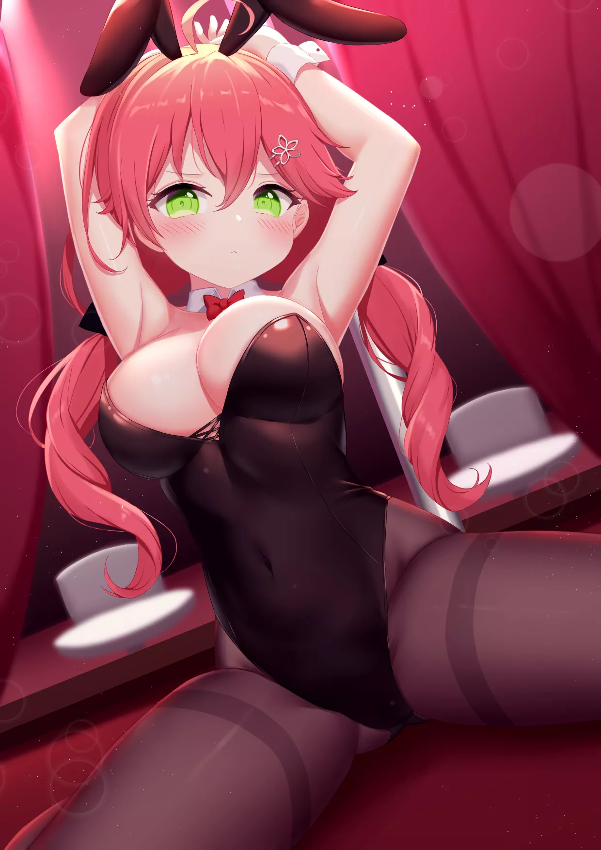 Miko Sakura Bunny Blush ( White Clover) [Hololive]