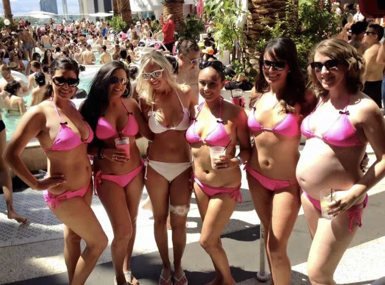 Multiple bikini options.