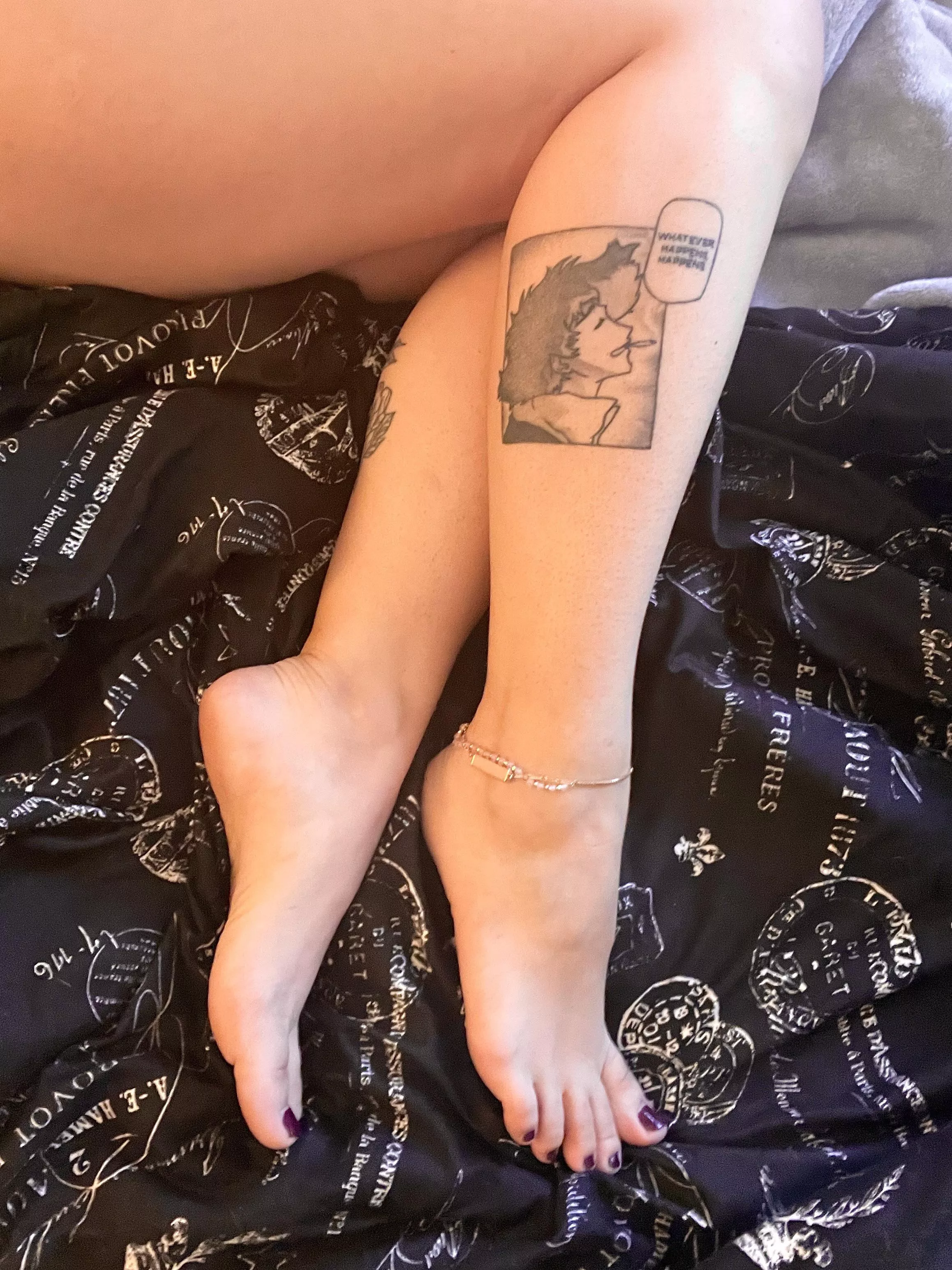 My toes look real delectable right now, wanna taste?