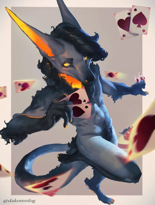 Nakil, commission work (art by me @dakotenfog)