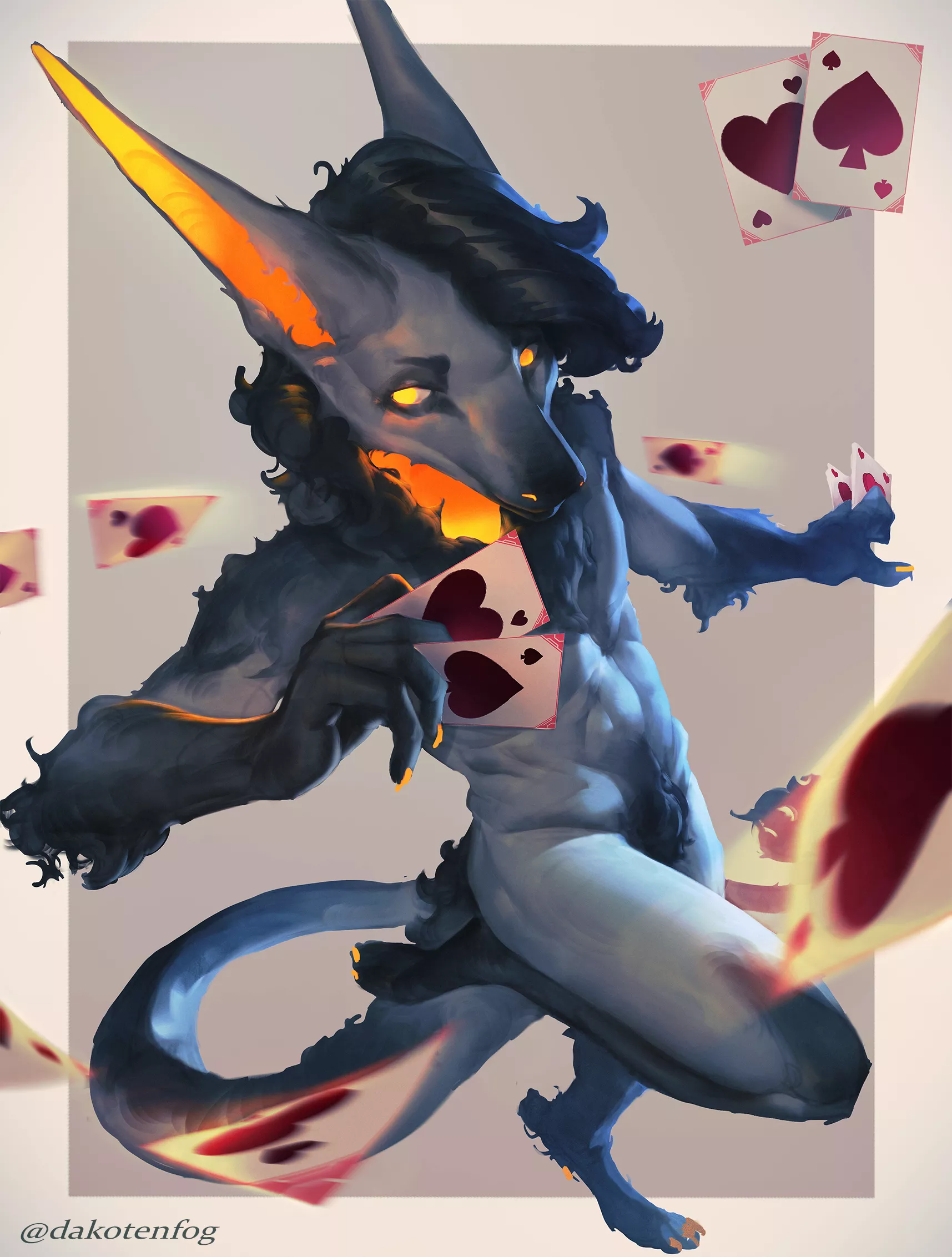 Nakil, commission work (art by me @dakotenfog)