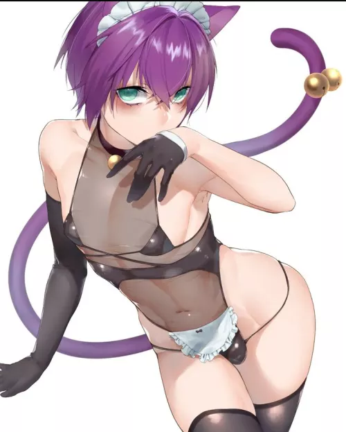 Nyaahh! do you like my new maid outfit after the dress code for maids changed?