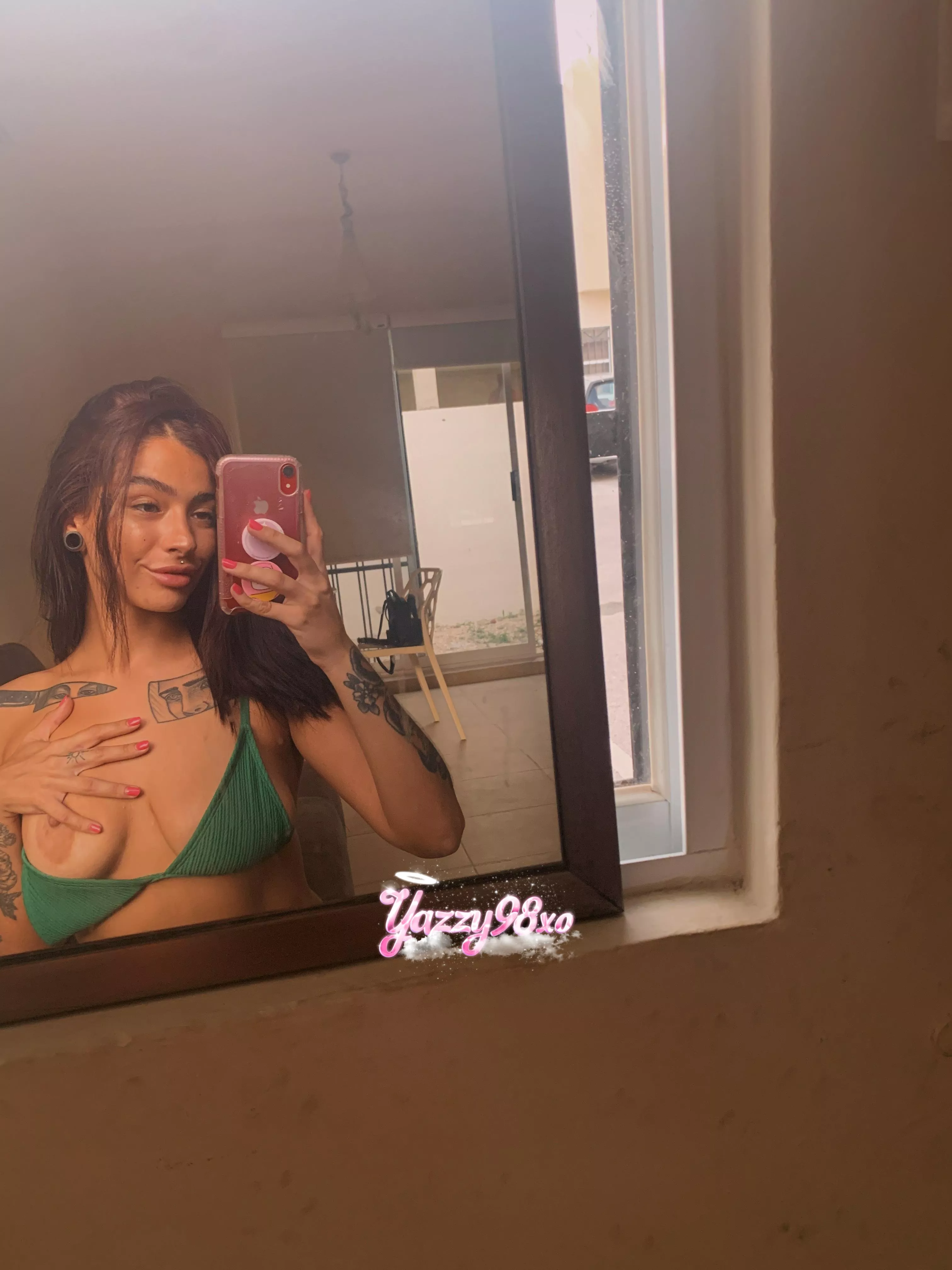 One boob out, what's next?