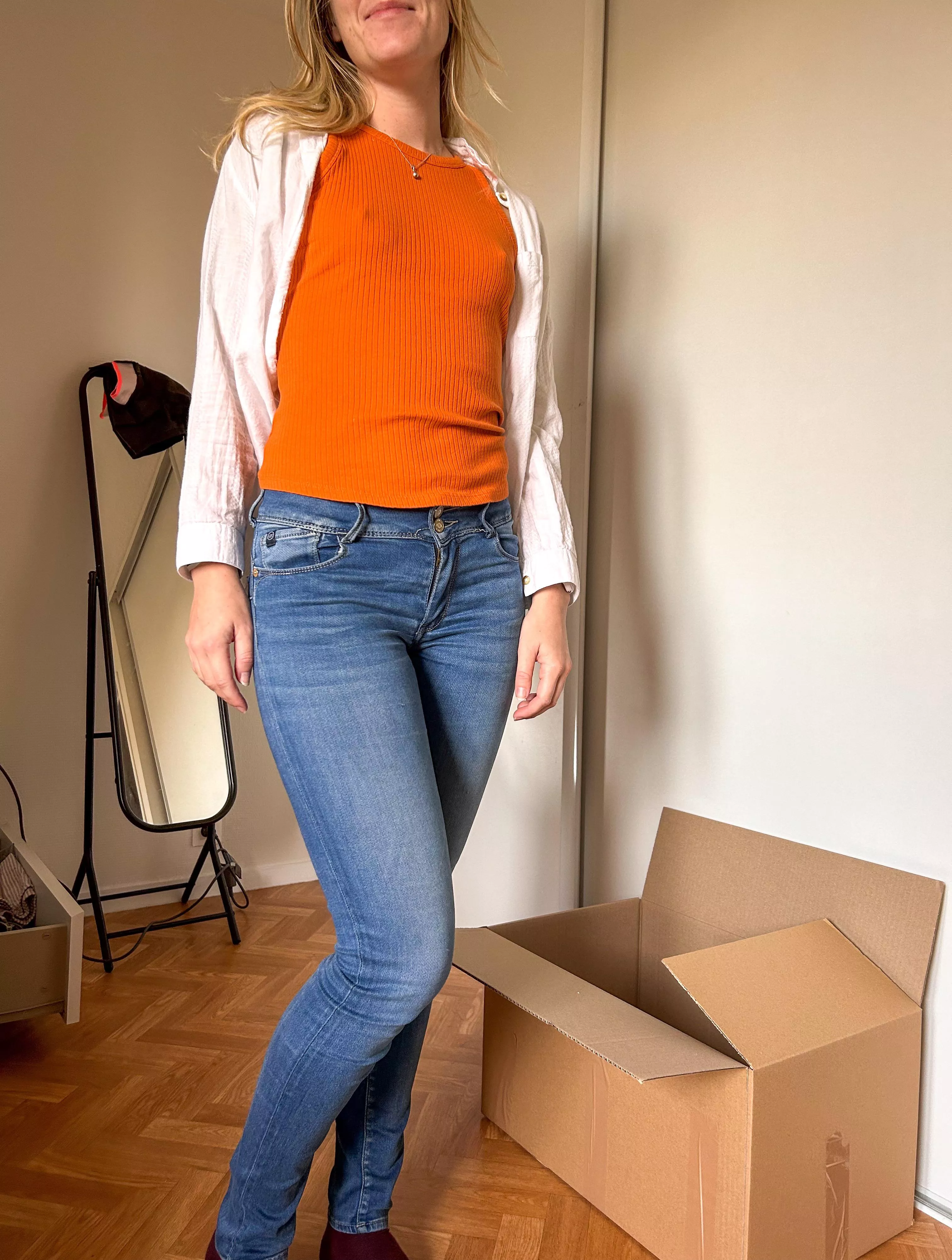 One of my favourite shirts to be braless in