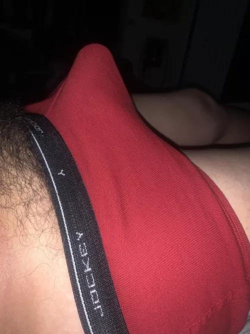 Pitching a tent this morning in my breifs