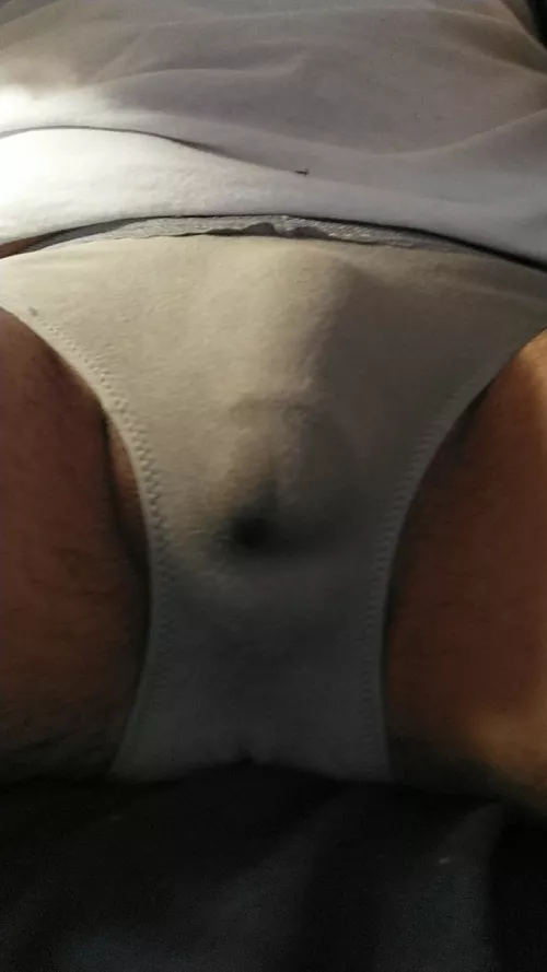 Precum is making my panties a little bit wet