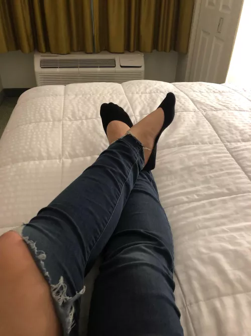 [Selling] My sexy no-show socks are available 😋🖤 $10 per pair! Kik: cordiluv