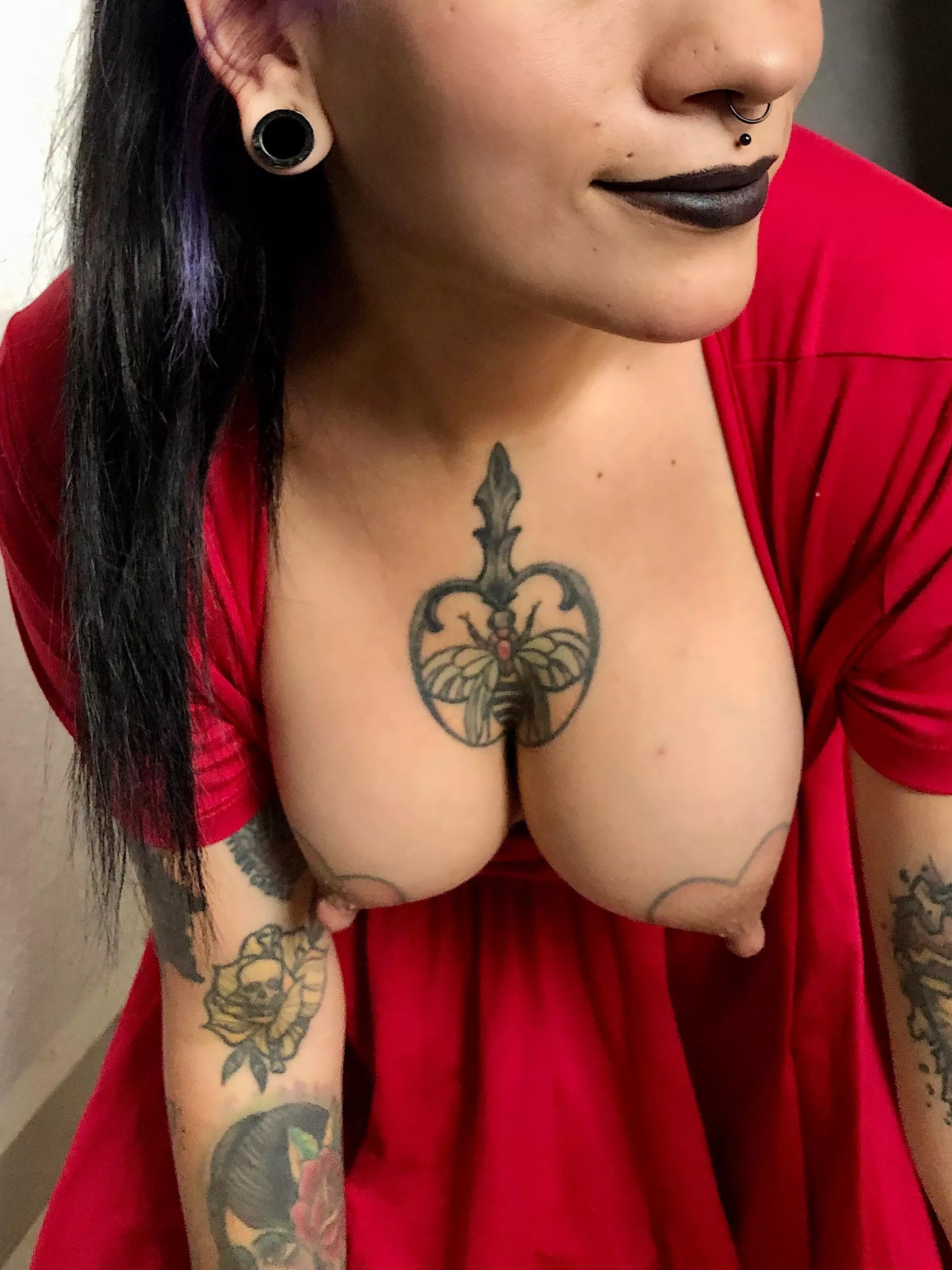 Skip church and suck my tits instead