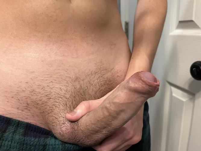 Slide your tongue under