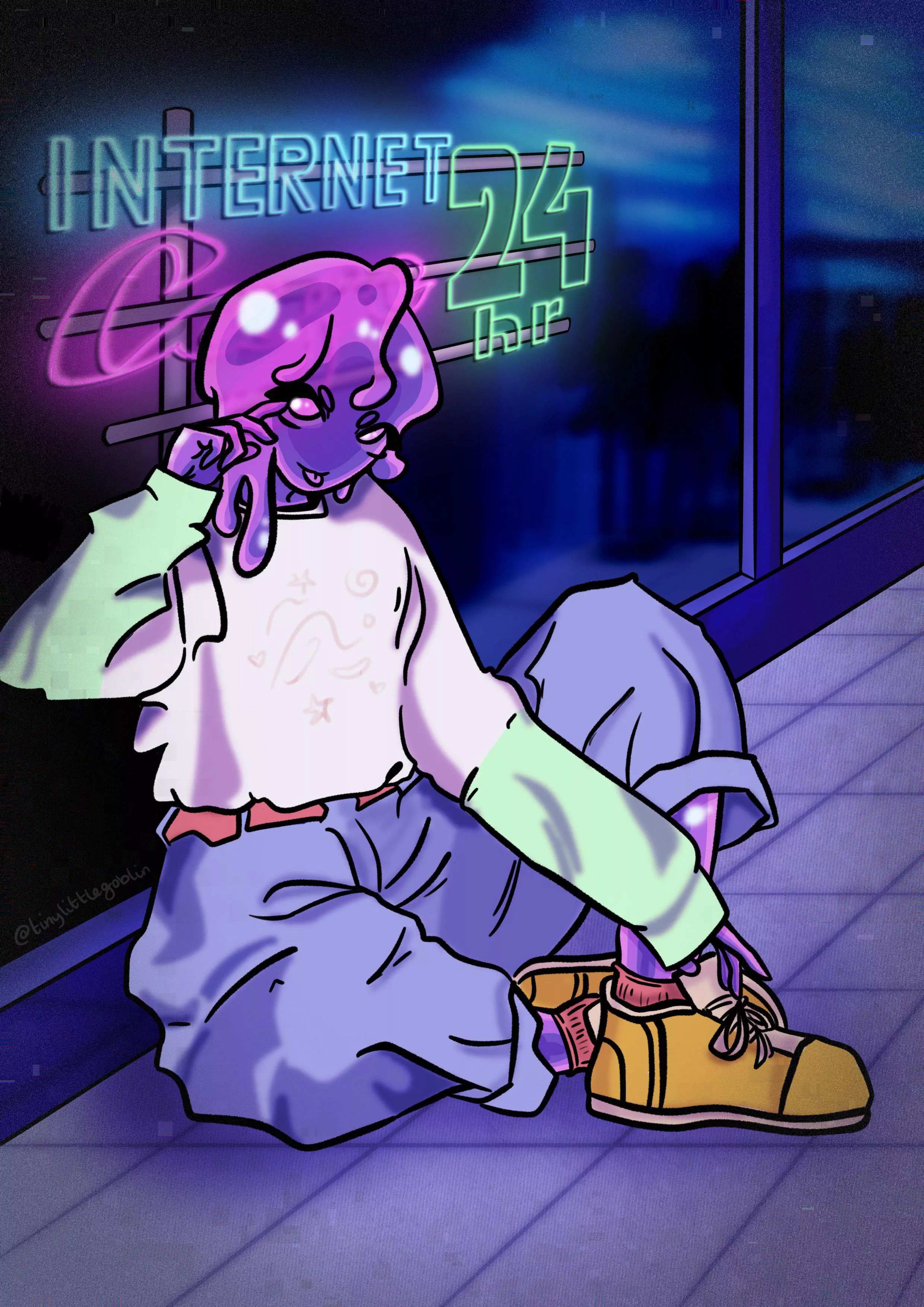 Slime character I drew (original work)