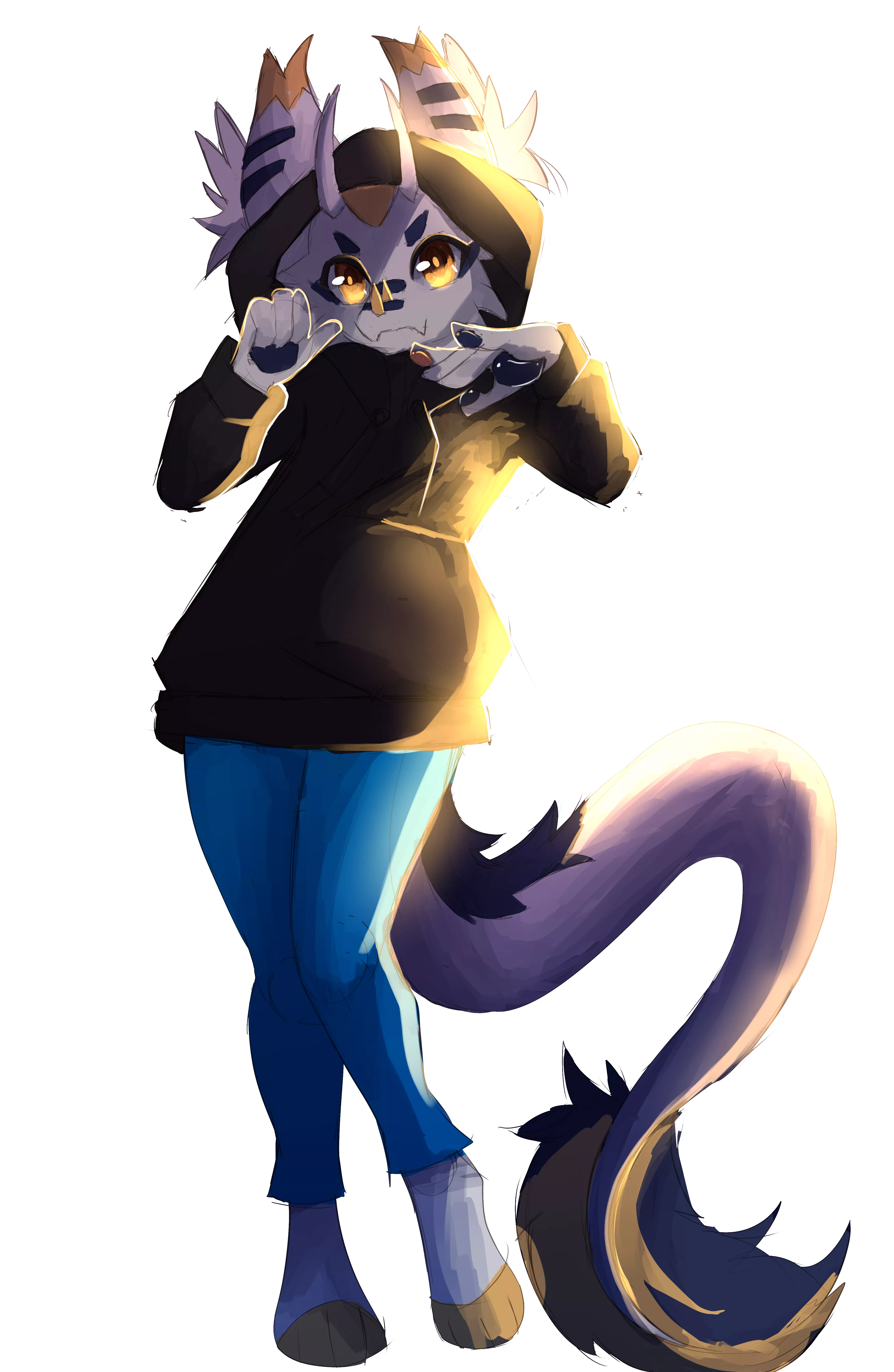 smol derg in a hoodie (Xiiio)