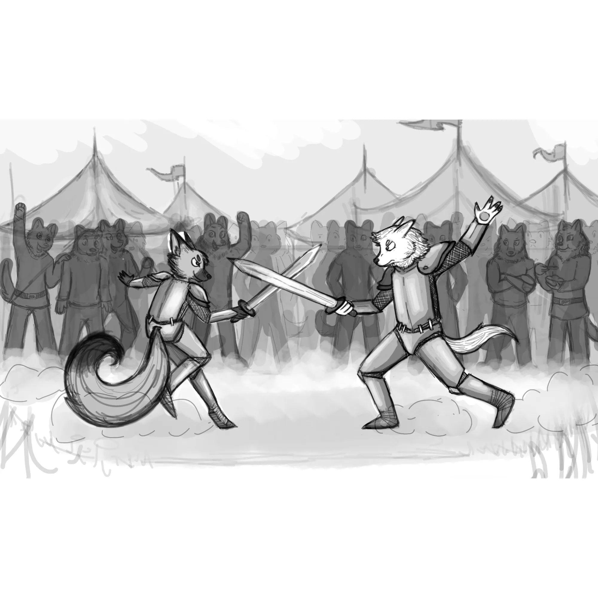 Some concept art for my comic (art by me)