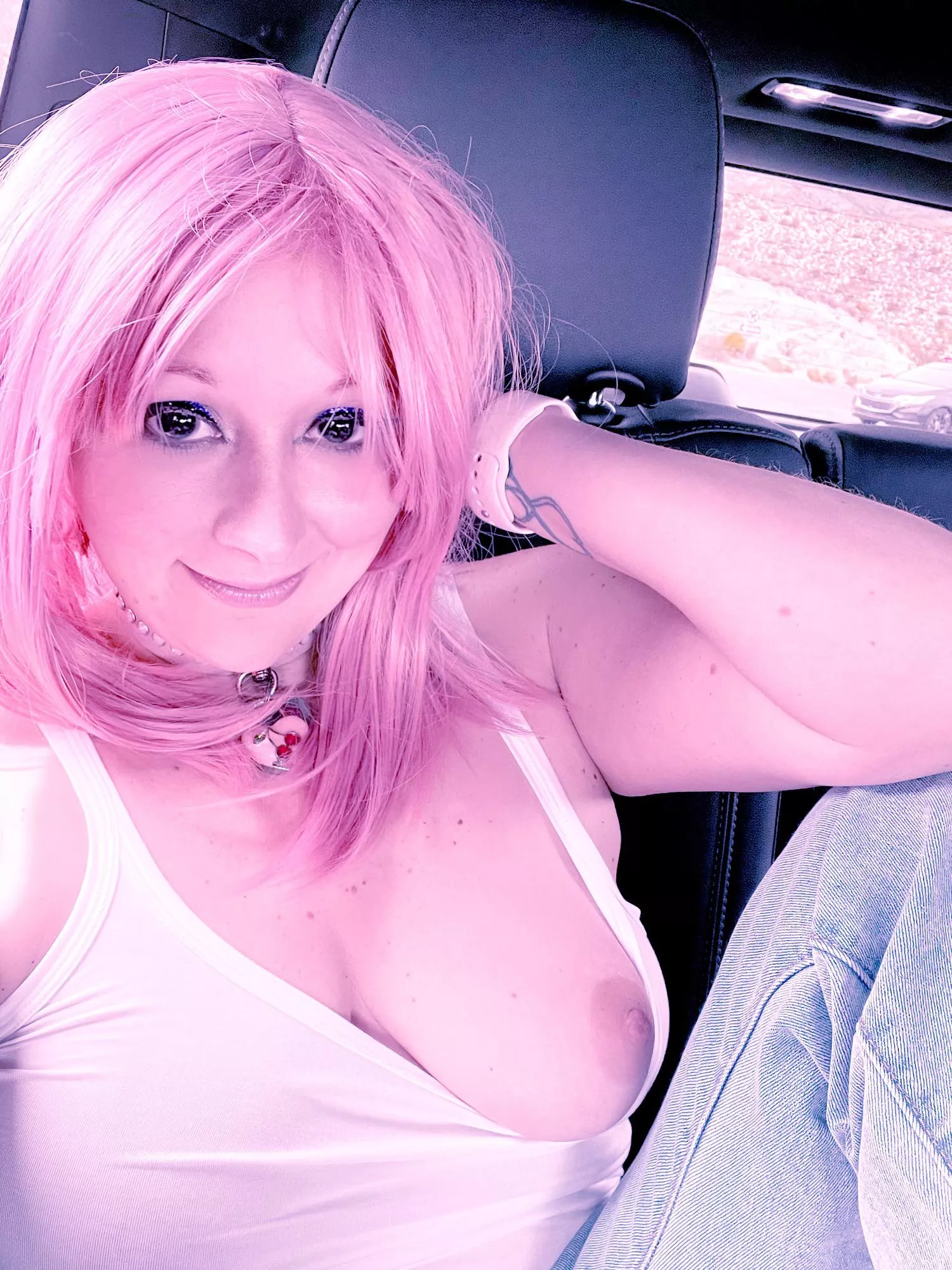 Truckers work really hard this time of year. I like to give them a little encouragement. Just doing my part.