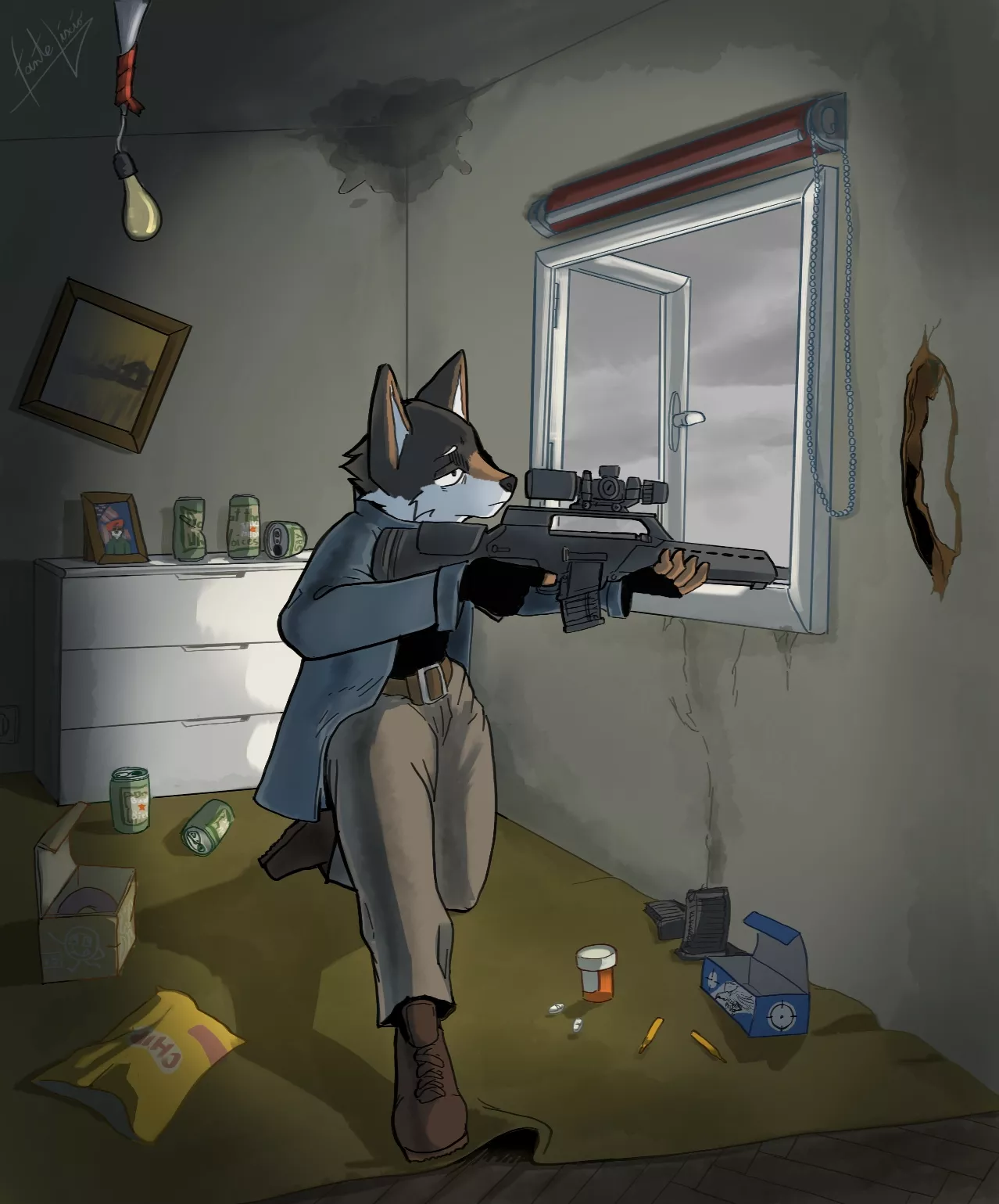 Trying out a grittier aesthetic, thoughts?