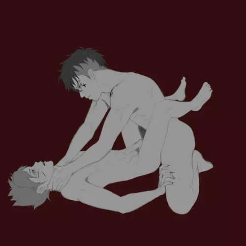 Two yaoi guys enjoying hot stuffs - No idea who they are, who are they?