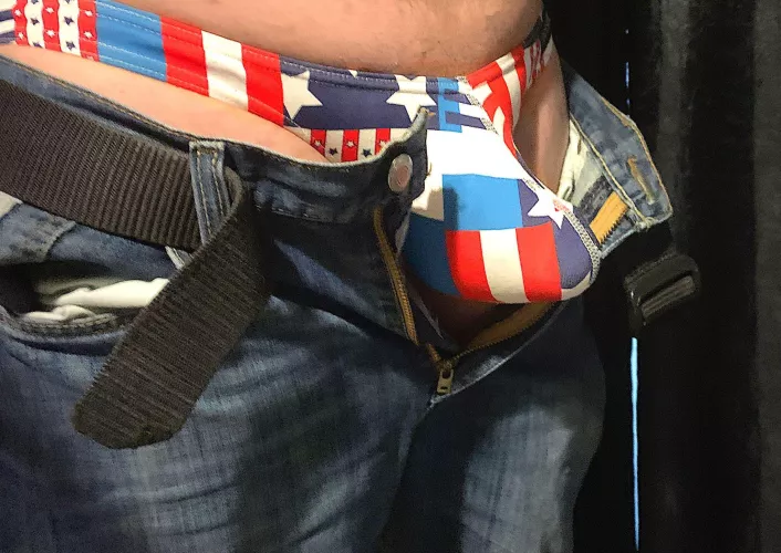 Was getting dressed and felt sexy