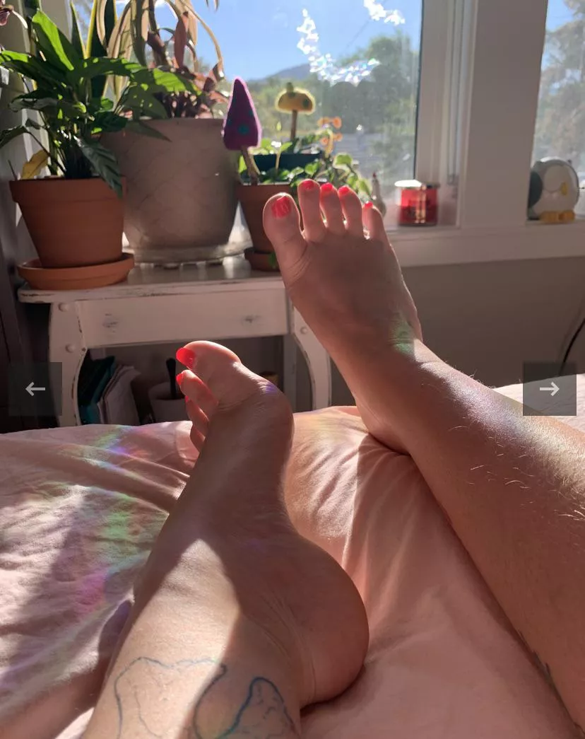 What would like to you do with my feet?