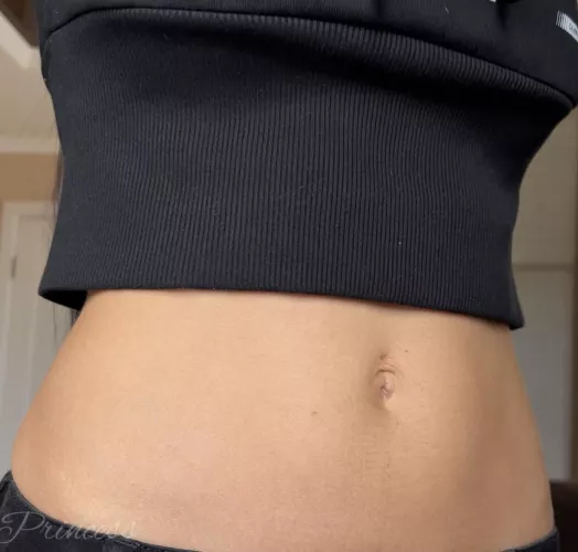 Worship my belly button and it'll be yours forever